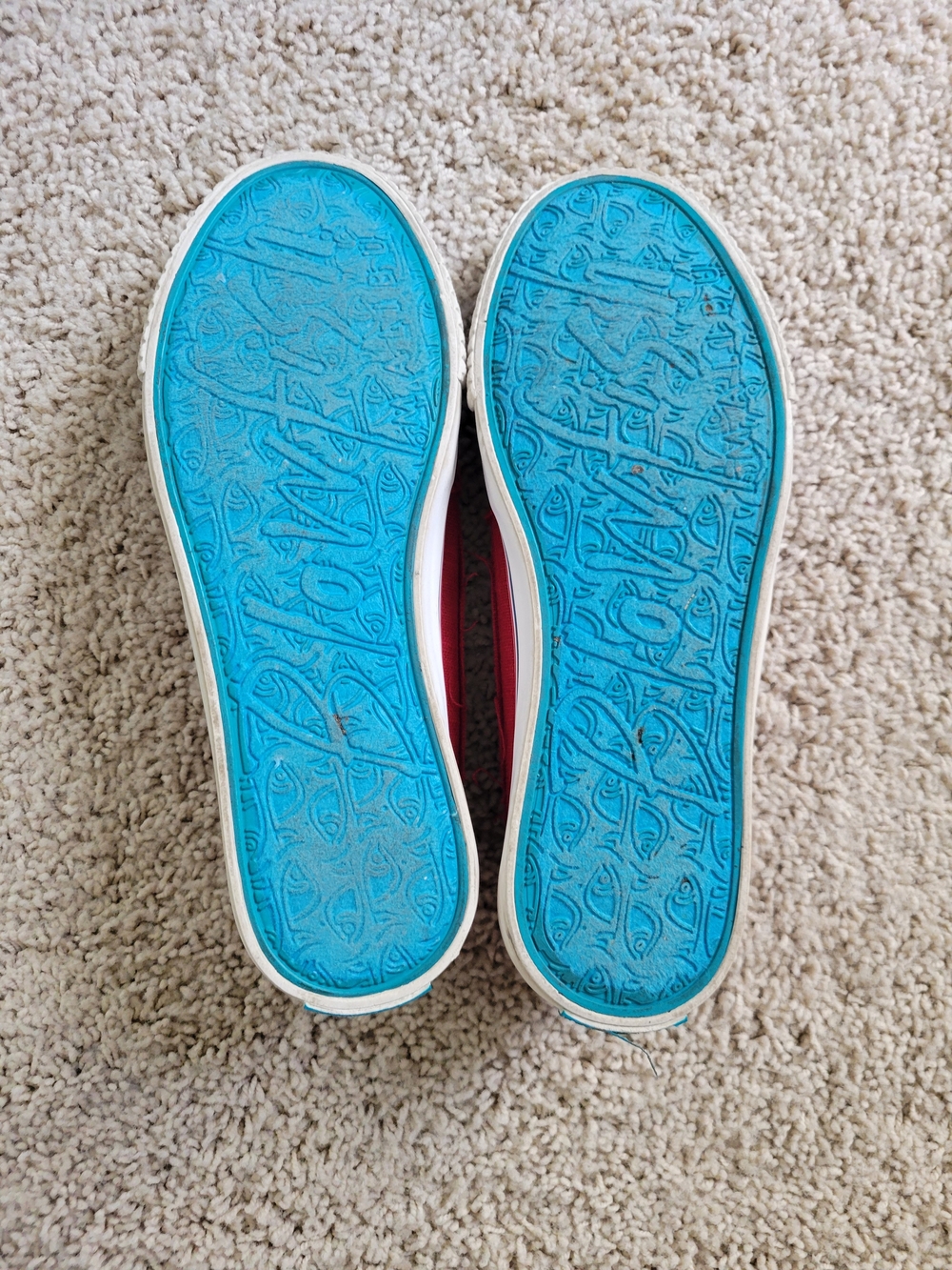 Blowfish Womens Malibu Slip-On Sneakers in Red - Picture 8 of 8